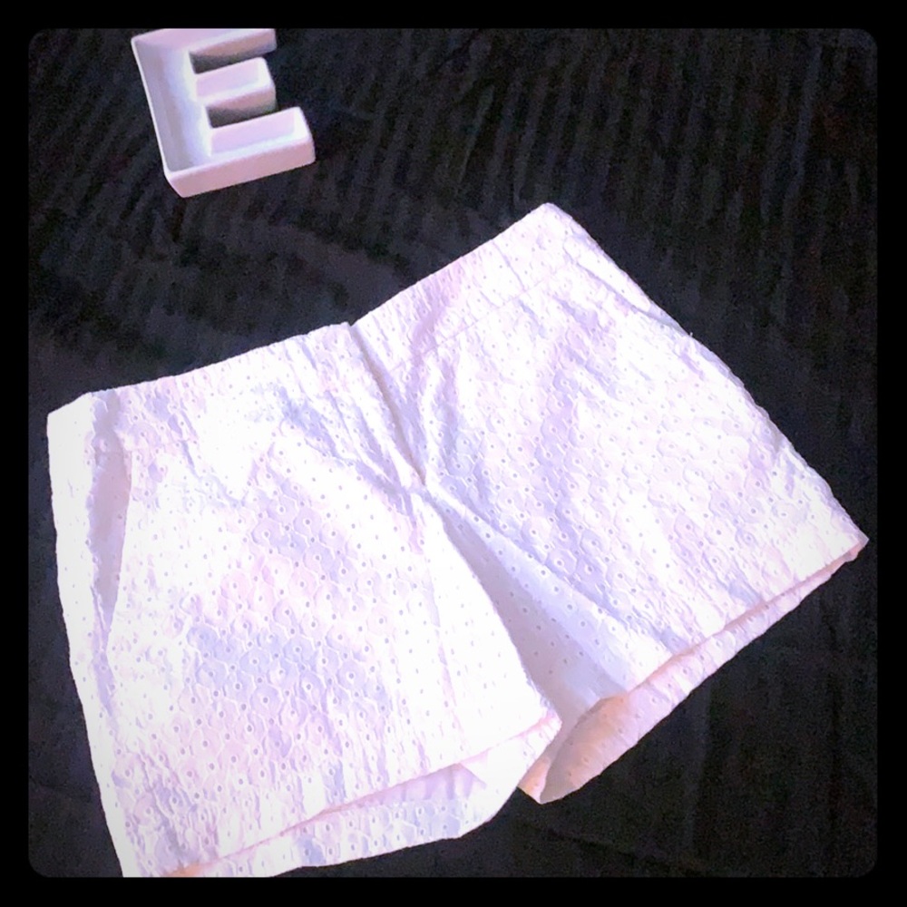 White Cynthia Rowley shorts